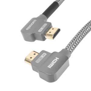 Cable HDMI Angulo 90º| 1m | Alta Definición | Version 2.0 | Alta velocidad 18Gbps | 4K@60Hz |