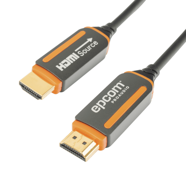 Cable HDMI de Fibra Óptica de 20m | Alta Definición | Version 2.0 | Alta velocidad 18Gbps | 4K@60Hz | HDCP 2.2 | Resistente a EMI y RFI