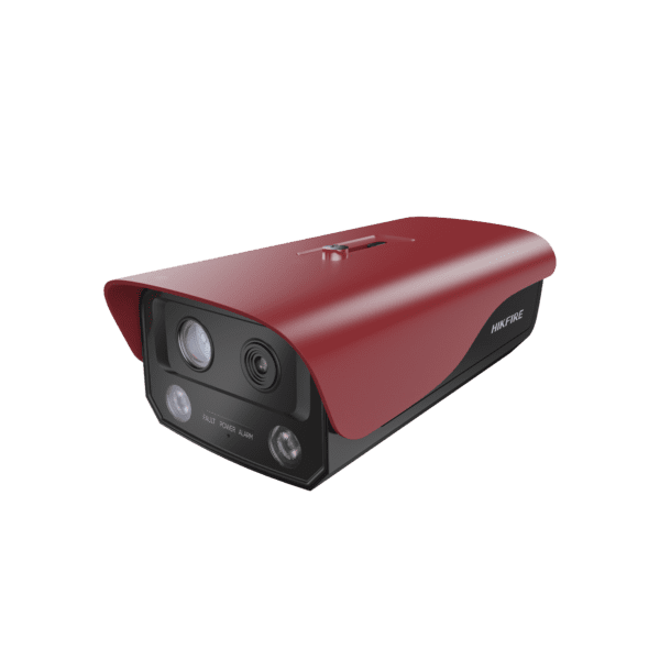 (HikFire) Cámara IP de Detección Térmica de Incendios / Detección de Llamas y Temperaturas Anormales / 4 Megapíxel (Lente Óptico) + 1 Megapíxel (Lente Térmico) / Compatible con Hik-Connect