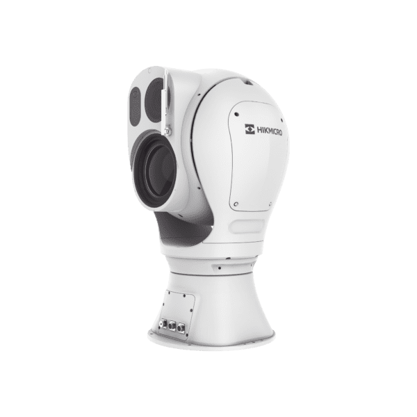 Mini Punta de Poste IP Dual / Térmica 25 mm (384 X 288) + Óptico 32X (4 Megapixel) / 800 mts IR / IP66 / Detección de Temperatura / microSD