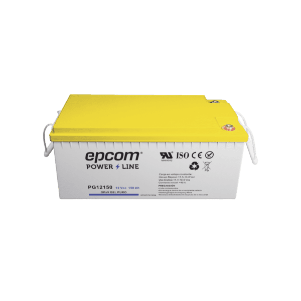 Batería de GEL PURO OPzV / 12 V @ 150 Ah / Ciclo profundo / Uso en Aplicaciones Fotovoltaicas y de Respaldo