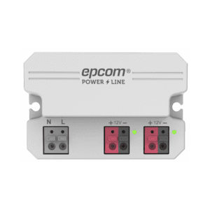 Adaptador/  12 Vcc / 2 Amperes / Terminales de entrada para Vca en 2 pines / 2 salidas para Vcc en 2 pines