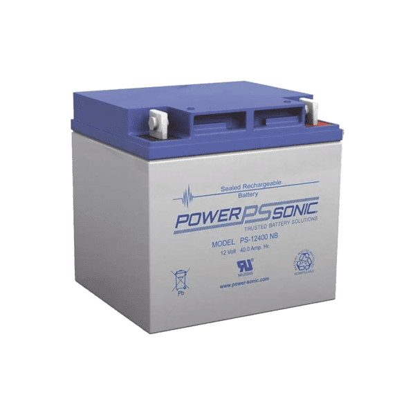 Batería 12V, 40AH, Para Respaldo, Tecnologías AGM/VRLA, 5 Años Vida Útil, Terminales T6, Reconocida UL