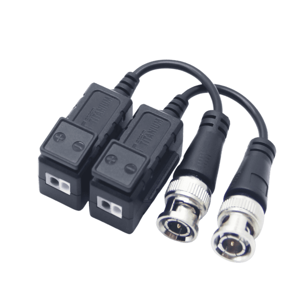 Kit de Transceptores (Baluns) con Terminal PUSH SUPERIOR, PROTECCION DE SOBRECARGA INTEGRADO, Resolución 4K , Cable flexible COAXIAL Blindado / COAXITRON / AUDIO POR COAXITRON / Conector 100% COBRE /  Calidad PREMIUM