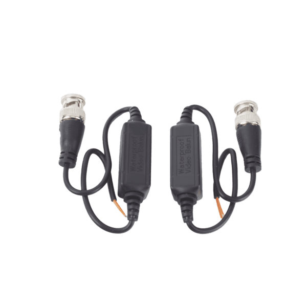 Kit de Transceptores (Baluns) para EXTERIOR TurboHD Hasta 4K HD-TVI / HD-CVI / AHD / CVBS / COAXITRON / AUDIO POR COAXITRON  / Menu OSD / CONECTORES 100% COBRE / Con Cable RF Blindado. Distancia de hasta 200 m en 4K. Calidad PREMIUM