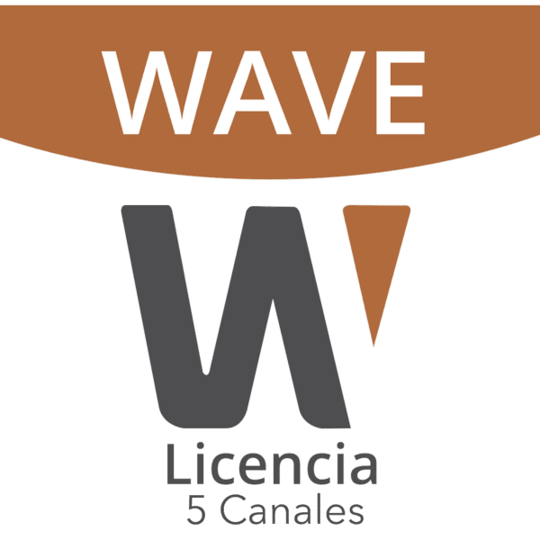 Licencia de 5 Canales de Wisenet Wave Profesional