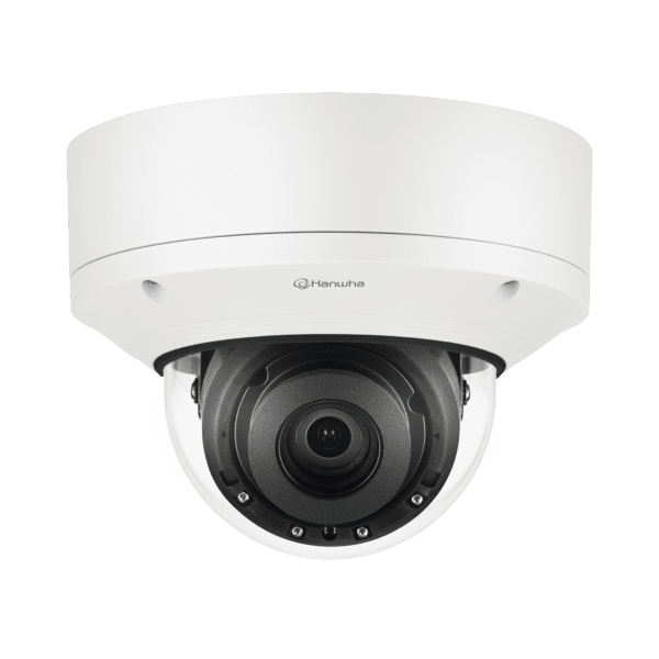 Cámara IP Domo Antivandálica 5MP para interior / Extensor POE / Lente Motorizado 3.6 - 9.4mm / IR 50M / WDR 150db / H.265 & WiseStream II