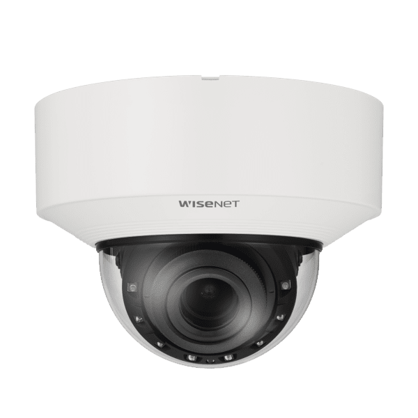 Cámara Domo IP Interior de 6MP con Inteligencia Artificial / Lente Motorizado de 4.4 a 9.3mm / P-Iris, WDR 120dB / Ranura SD