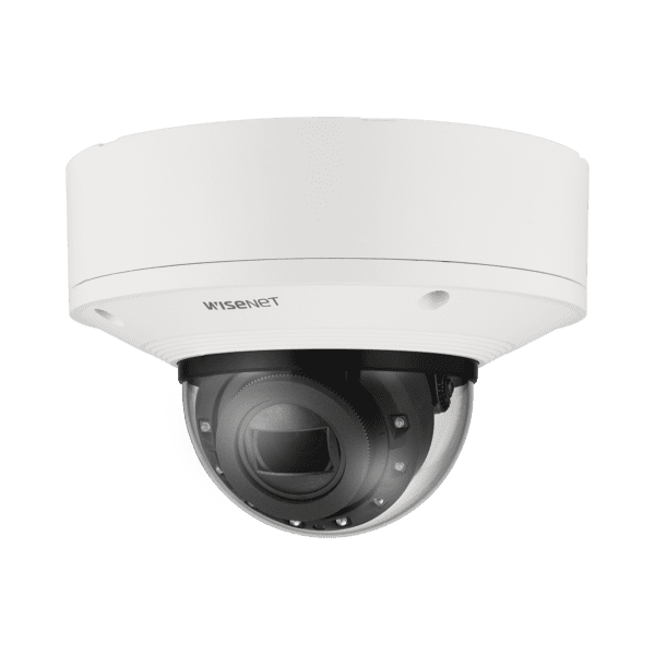Cámara Domo 4k con IA, Antivandalica / Lente Motorizado de 4.4 a 9.3mm / P-Iris, WDR 120dB / Ranura SD / IP66 IP67 NEMA4X IK10